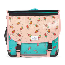Cartable 38 cm Bagtrotter – Rose/Bleu – POL FOX ICE POP – 2 compartiments