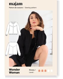Patron couture Bombers - Wonder Woman