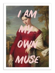 Affiche 50 x 70 cm -  My own muse - Ruby and B