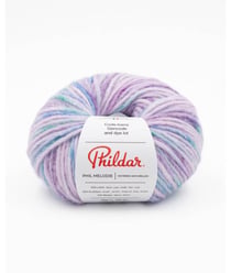 Pelote de laine et Alpaga à tricoter PHIL MELODIE - Phildar Parme Violet
