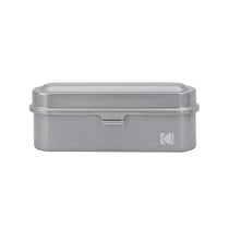 KODAK Film Case (135) - Boîtier Compact en Acier pour 5 Rouleaux de Film 135 mm, Capot Amovible, Design Années 70, Protection Poussière et Humidité - Gris