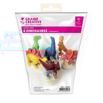 Moule en latex 6 dinosaures