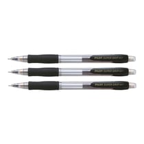 Porte-mines PILOT Super Grip H-187SL - Lot de 3 - Mine 0,7 mm - Corps noir