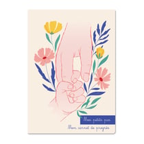 Carnet de progrès A5 broché  -A fleur de peau  - Hirondelles & Cie