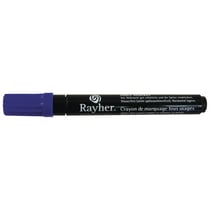Crayon de marquage, bleu foncé, Pointe ronde 2 - 4mm, avec soupape