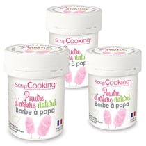 Arôme alimentaire naturel en poudre 45 g - barbe à papa