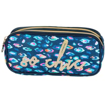 Trousse à Crayons Rectangulaire pour Ettavee 22 CM - 2 compartiments Chic