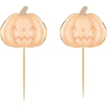10 Pics à Cocktail - Citrouille Halloween Pastel