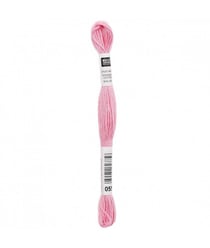 Fil à broder mouliné Uni - Rico Design 055 Rose