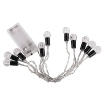 Rayher - Chaîne lumineuse LED boules (intérieur) 170cm blanc chaud