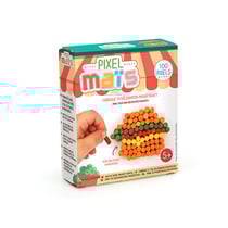 Magnet junk food en pixel maïs - Hamburger