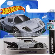 Vehicule mad mike drift attack hot wheels 1/64 - hw modified 5/10 - mattel - htb66 - petite voiture metal