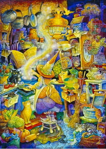 Puzzle 1000 pièces - La Sorcière de la Cuisine - Grafika