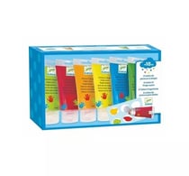 6 tubes de peinture à doigts - DJECO - Multicolore