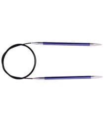 Aiguilles à tricoter circulaire fixes ZING cable 80 cm du N° 2 à 12 - Knitpro taille n°4