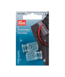 2 Arrêts cordons 1 trou - Prym Transparent
