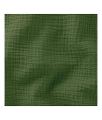 Tissu Double Gaze de coton gaufrée de 130 CM de largeur fougere vendu par 50 cm