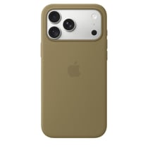 Coque arrière silicone MagSafe olive pour iPhone 18 Pro Max