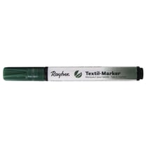 Marqueur couvrant pour textile, vert feuillage, pointe ronde 2 - 4mm, avec valve