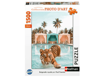 Puzzle 2D 1500 pièces - Baignade royale par Paul Fuentes - Nathan