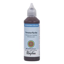 Window-Color easy paint, flacon 80 ml, brun café