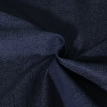 Tissu Jeans Denim Ova uni Bleu foncé
