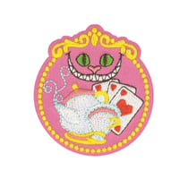 Ecusson thermocollant conte de fée alice au pays des merveilles 5.5x5cm