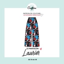 Kit Couture Craftine Pantalon Laurier Fleuri Peps