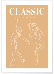 Poster Classic dance | A3 : 29,7x42cm