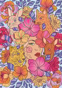 Puzzle 1000 pièces - Amour Floral - Hachette