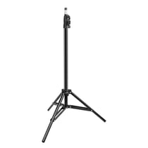 Avizar Trépied Télescopique Réglable 1.6m avec Support Smartphone Noir