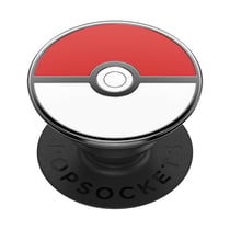 PopSockets PopGrip pour Smartphone Universel Modèle Pokeball Rouge