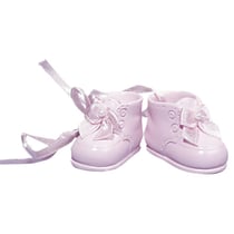 Rayher - Chausson de bébé en polyrésine Rose 4 cm 1 paire