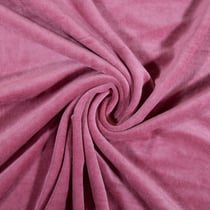 Tissu Jersey Velours tout doux Vieux rose