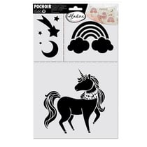 Pochoir de décoration - Licorne
