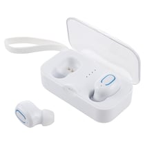 Ecouteurs Bluetooth 5.0 Sans Fil Stéréo Avec Boîtier De Charge Noir Blanc YONIS