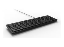 PORT Connect Clavier PC de bureau USB-A & USB-C 12 raccourcis multimédia azerty EU noir