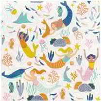 20 Serviettes Sirène Party