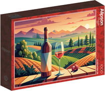 Puzzle 1000 Pièces Illustration de Vins - Alize Group