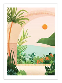 Affiche 30 x 40 cm - Welcome Home - Kristian Gallagher