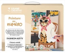 Peinture au numero - Fashion kitty - Graine Creative