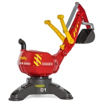 Pelleteuse excavatrice digger rouge enfant - rolly toys - 422036 - bac a sable