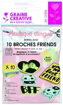 Kit Plastique Dingue Best Friends Forever 10x13 cm