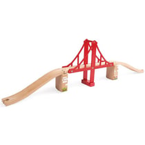 Pont suspendu story - janod - j08557 - accessoire circuit train