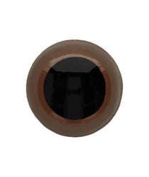 Oeil Sécurité - diamétre 12mm - Distrifil Marron