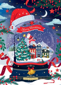 Le Village Enneigé du Père Noël