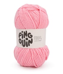 Pelote à Tricoter PINGO FIRST 6 - 100 g - Pingouin : Douceur, Polyvalence et Petit Prix Love Pink