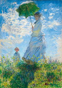 Puzzle 1000 pièces - Claude Monet - Woman with a Parasol - Madame Monet and Her Son - Bluebird Puzzle