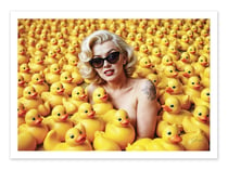 Affiche 50 x 70 cm -  Duck bath - Alexandre Granger