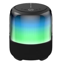 Enceinte Bluetooth Waterproof LED 55W Avec Micro Karaoké Et Lumière Dynamique Noir YONIS